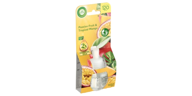 Air Wick tekutá náplň do elektrického přístroje – Maracuja a tropické mango.                                                                                                                                                                              