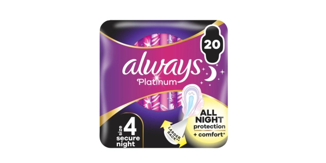 Always vložky Ultra Platinum Secure Night Quatro 20ks (S4)                                                                                                                                                                                                