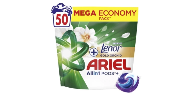 Ariel Plus kapsle Gold Orchid sáček 50ks                                                                                                                                                                                                                  