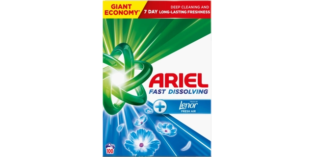 Ariel Plus prášek Fresh Air 5.5kg/100PD BOX                                                                                                                                                                                                               