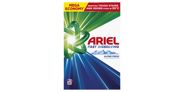 Ariel prášek Mountain Spring 4.4kg/80PD BOX                                                                                                                                                                                                               