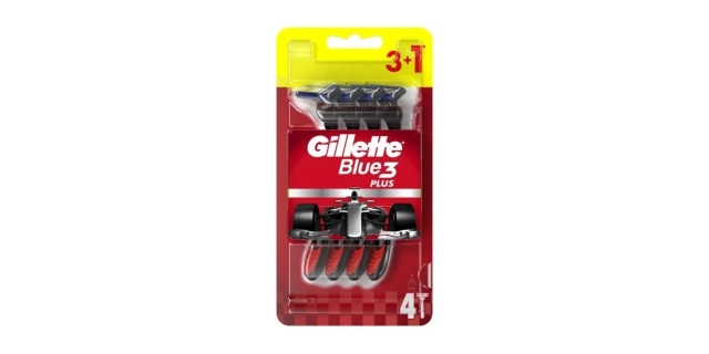 Gillette Blue3 Red jednorázová holítka 3+1ks                                                                                                                                                                                                              