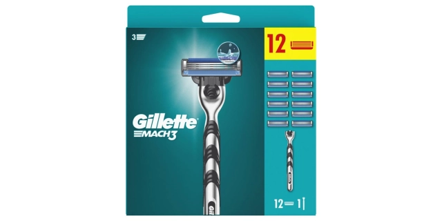 Gillette Mach3 strojek + 12 NH                                                                                                                                                                                                                            