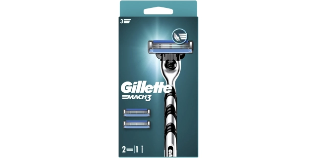 Gillette Mach3 strojek + 2 NH                                                                                                                                                                                                                             