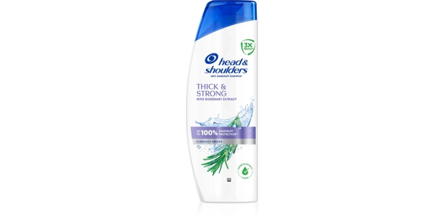 H&S šampon Thick & Strong Rosemary 400ml                                                                                                                                                                                                                  