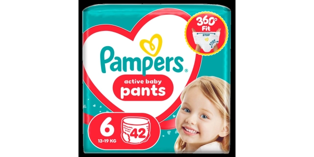 Pampers kalhotkové plenky Jumbo Pack S6 42ks                                                                                                                                                                                                              