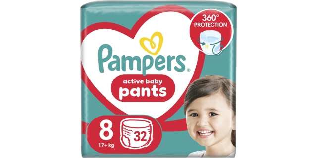 Pampers kalhotkové plenky Jumbo Pack S8 32ks                                                                                                                                                                                                              