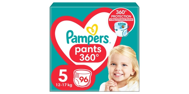 Pampers kalhotkové plenky Mega Box S5 96ks                                                                                                                                                                                                                
