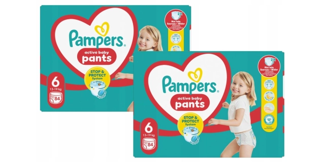Pampers kalhotkové plenky Mega Box S6 84ks                                                                                                                                                                                                                