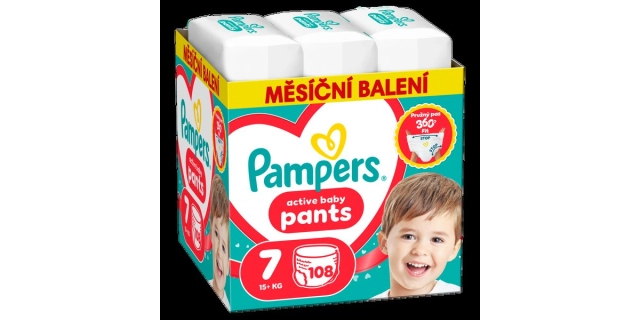 Pampers kalhotkové plenky Monthly Box S7 108ks                                                                                                                                                                                                            
