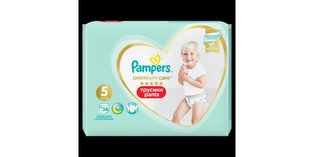 Pampers Premium kalhotkové plenky Value Pack S5 34ks                                                                                                                                                                                                      