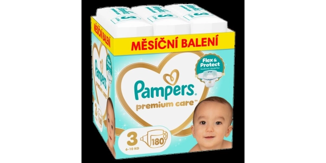 Pampers Premium Monthly Box S3 180ks                                                                                                                                                                                                                      