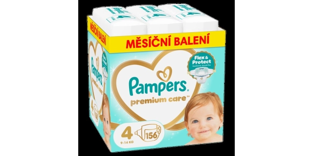 Pampers Premium Monthly Box S4 156ks                                                                                                                                                                                                                      