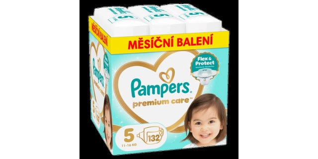 Pampers Premium Monthly Box S5 132ks                                                                                                                                                                                                                      