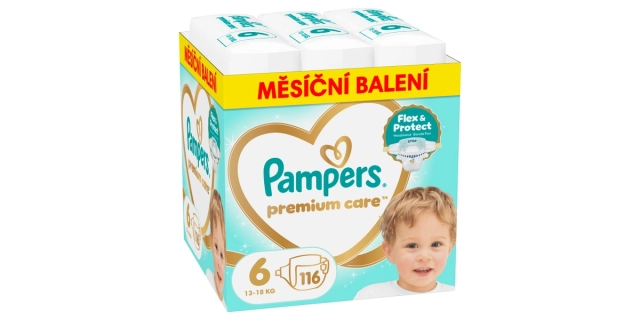 Pampers Premium Monthly Box S6 116ks                                                                                                                                                                                                                      