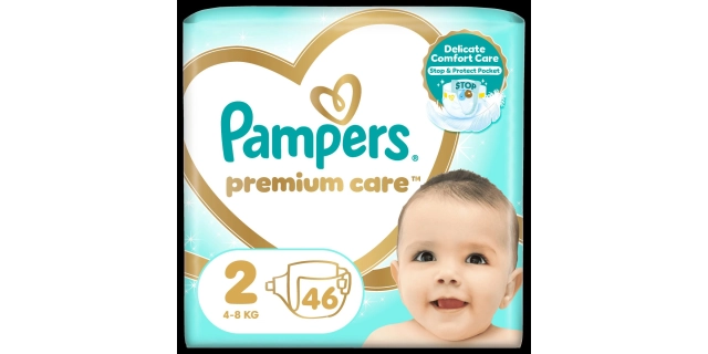 Pampers Premium Value Pack Minus S2 46ks                                                                                                                                                                                                                  