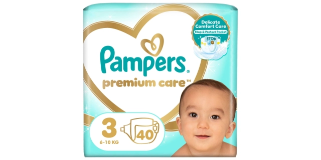 Pampers Premium Value Pack Minus S3 40ks                                                                                                                                                                                                                  