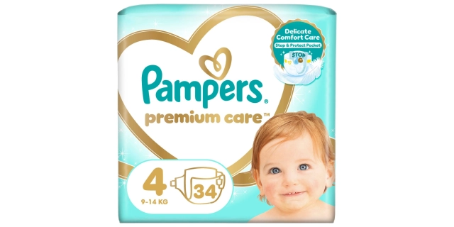 Pampers Premium Value Pack Minus S4 34ks                                                                                                                                                                                                                  