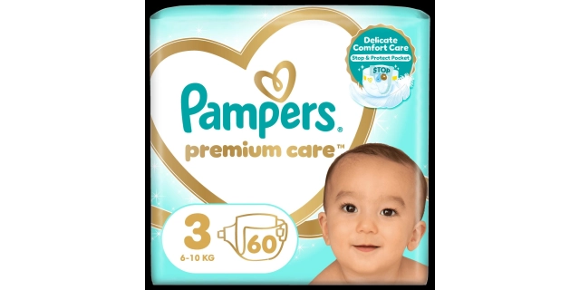 Pampers Premium Value Pack S3 60ks                                                                                                                                                                                                                        