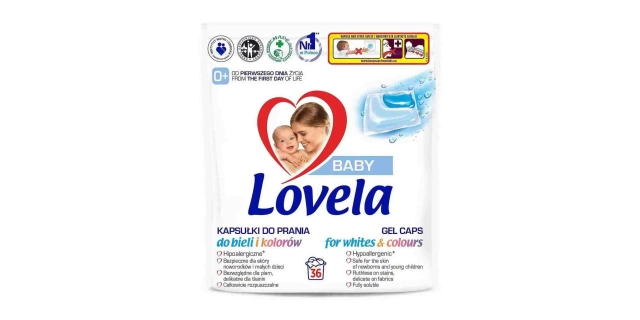 Lovela Baby gelové kapsle na praní 36 ks                                                                                                                                                                                                                  