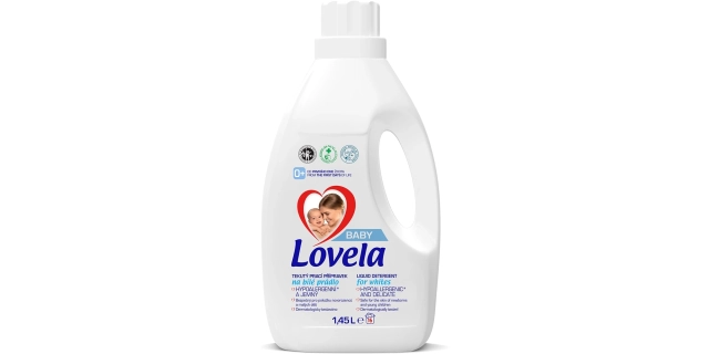 Lovela Baby tekutý prací přípravek na bílé prádlo 1,45 l / 16 pracích dávek                                                                                                                                                                               
