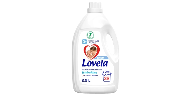 Lovela Baby tekutý prací přípravek na bílé prádlo 2,9 l / 32 pracích dávek                                                                                                                                                                                