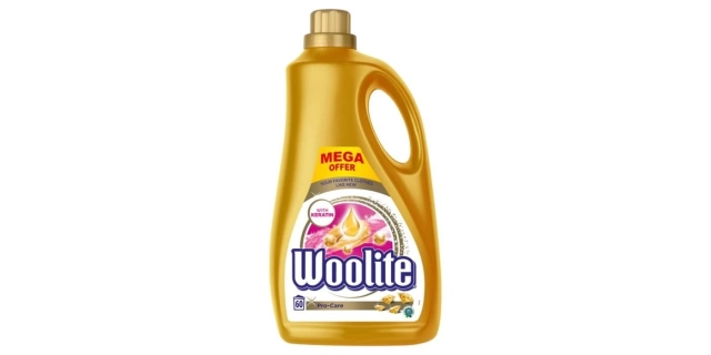 Woolite Keratin Therapy Pro-Care na všechny druhy prádla. Tekutý prací přípravek s keratinem. 3.6 l / 60 pracích dávek                                                                                                                                    