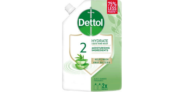 DETTOL Tekuté mýdlo Náhradní náplň Aloe a Bambus 500 ml                                                                                                                                                                                                   