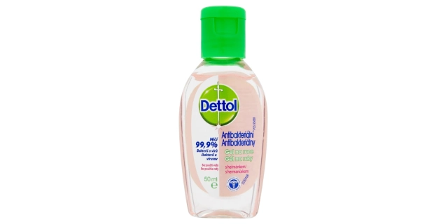 DETTOL Antibakteriální gel na ruce s heřmánkem 50 ml                                                                                                                                                                                                      