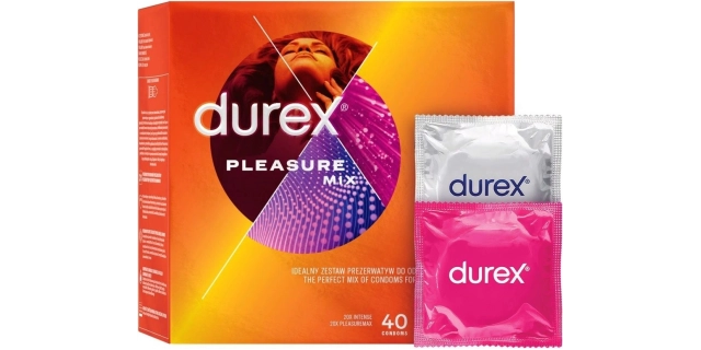 DUREX Pleasure MIX 40 ks                                                                                                                                                                                                                                  