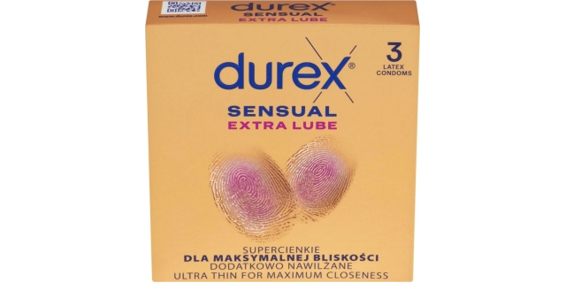 DUREX Sensual Extra Lube 3ks                                                                                                                                                                                                                              