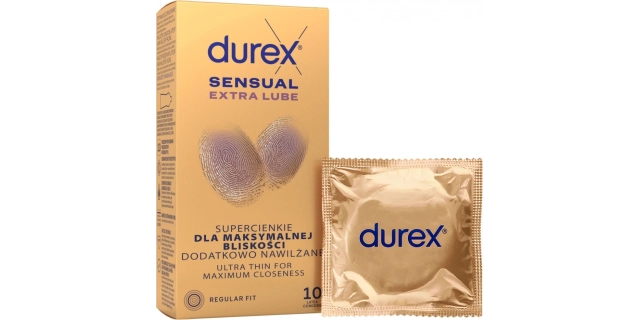 DUREX Sensual Extra Lube 10ks                                                                                                                                                                                                                             