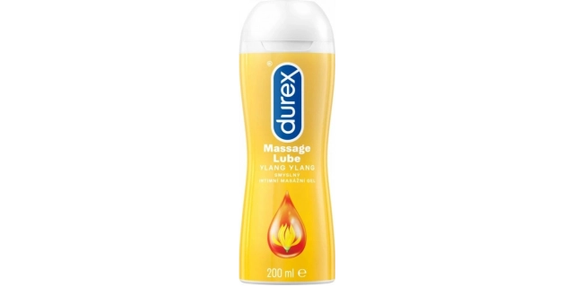 DUREX Intimní masážní gel 2v1 Ylang Ylang 200 ml                                                                                                                                                                                                          