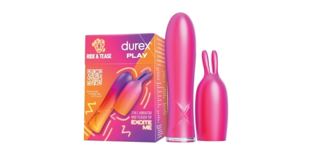 DUREX Play Vibrátor 2v1 se stimulační špičkou                                                                                                                                                                                                             