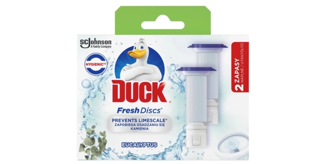Duck Fresh Discs - čistič WC Active Eucalyptus 36 ml                                                                                                                                                                                                      