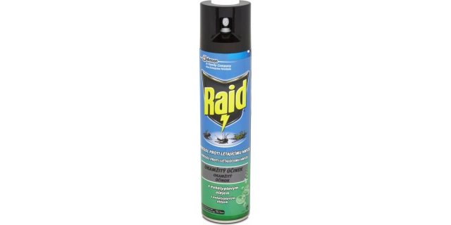 Raid proti létajícímu hmyzu s eukalyptovým olejem 400ml                                                                                                                                                                                                   