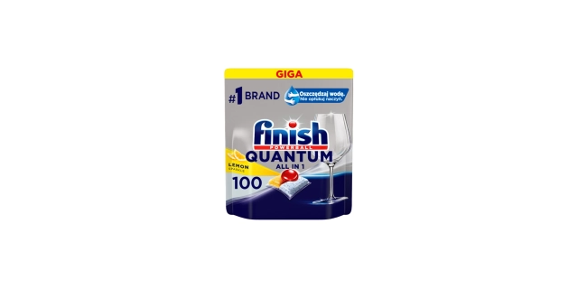 Finish Quantum kapsle do myčky nádobí - Lemon 100 ks                                                                                                                                                                                                      