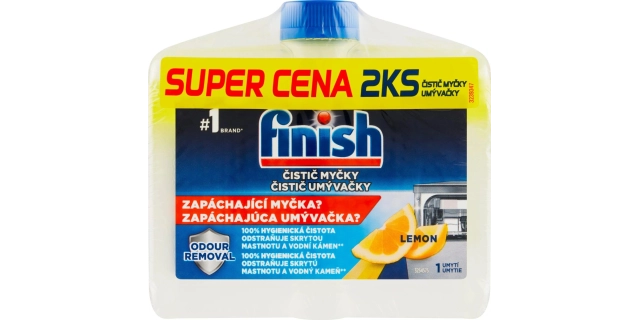 Finish čistič myčky - Lemon 250 ml DUO                                                                                                                                                                                                                    