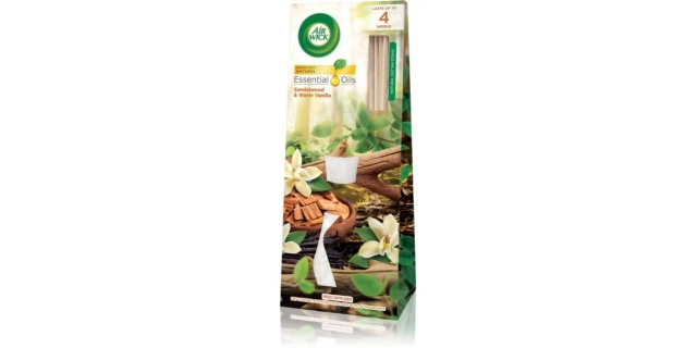 Air Wick Vonné tyčinky - Santalové dřevo a vanilka 30 ml                                                                                                                                                                                                  