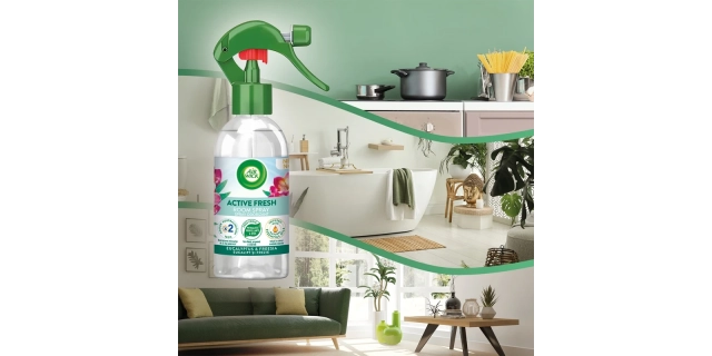 Air Wick Active Fresh osvěžovač vzduchu ve spreji - Eucalyptus a frézie                                                                                                                                                                                   