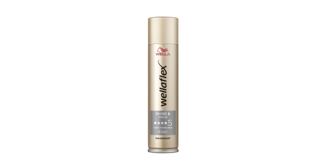 Wellaflex lak na vlasy 250 ml Shiny&Hold 5                                                                                                                                                                                                                