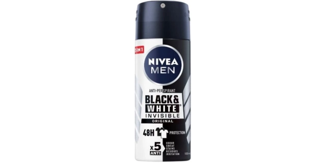 Nivea Men Sprej AP B&W Invisible Original100ml                                                                                                                                                                                                            