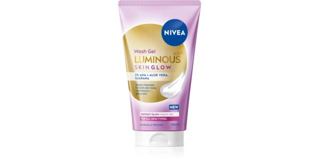 Nivea Luminous Skin Glow Čisticí pleťový gel 150ml                                                                                                                                                                                                        