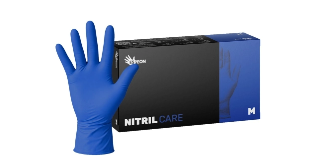NITRIL MOISTCARE3 100 ks, nepudrované, tmavě modré, 3.4 g                                                                                                                                                                                                 