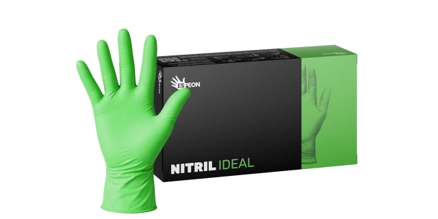 NITRIL IDEAL 100 ks, nepudrované, zelené, 3.5 g                                                                                                                                                                                                           