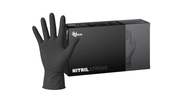 NITRIL STRONG 100 ks, nepudrované, černé, 5.0 g                                                                                                                                                                                                           