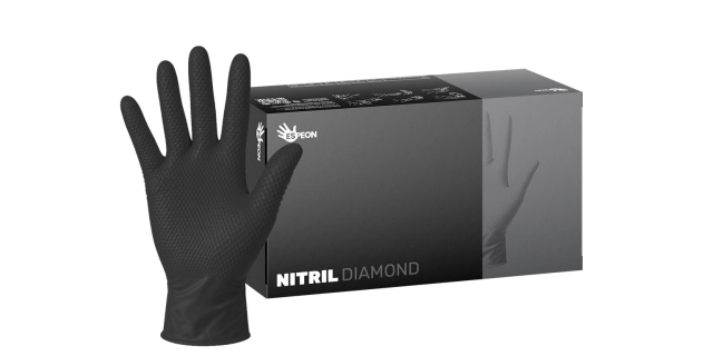 NITRIL DIAMOND 100 ks, nepudrované, černé, 8.0 g                                                                                                                                                                                                          