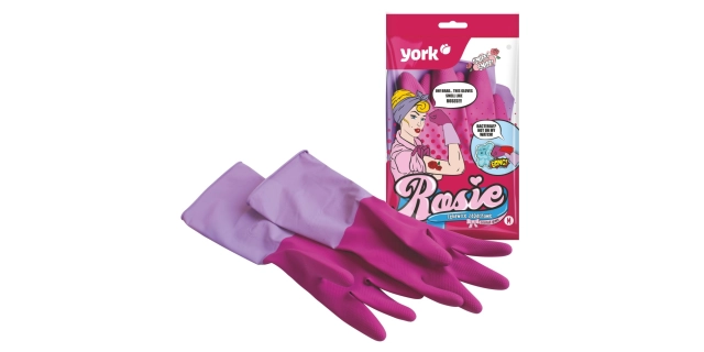 Rukavice gumové navoněné ROSIE M                                                                                                                                                                                                                          