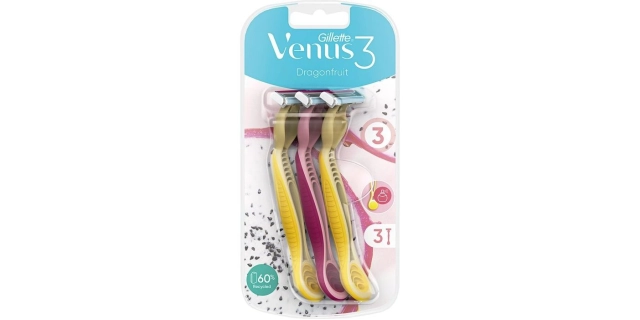 Venus 3 Comfort Dragonfruit jednorázové holítka 3ks                                                                                                                                                                                                       