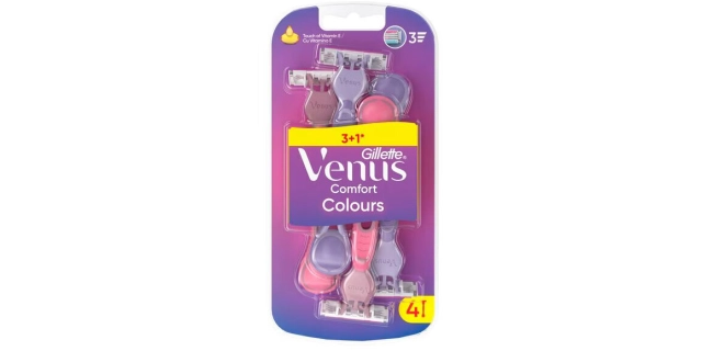 Venus 3 Comfort Colours jednorázová holítka 3+1ks                                                                                                                                                                                                         